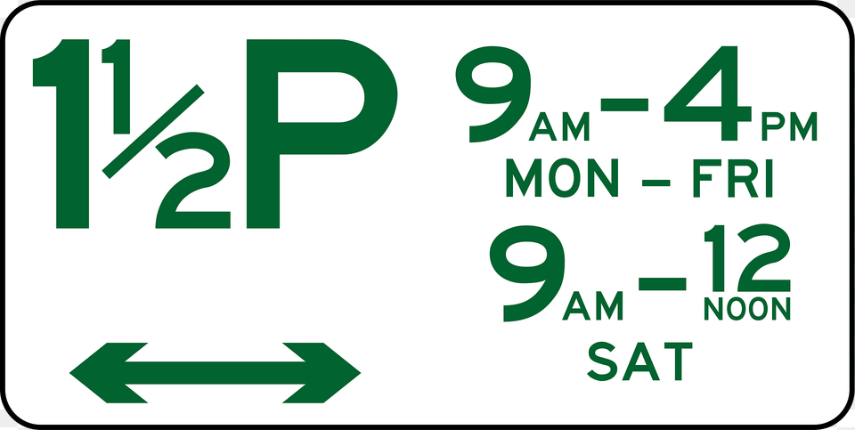 17 Parking Permitted 1 And A Half Hours Clipart, Text, Symbol, First Aid, Number Png