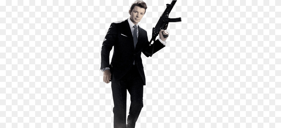 Rick Astley, Weapon, Handgun, Gun, Formal Wear Free Png