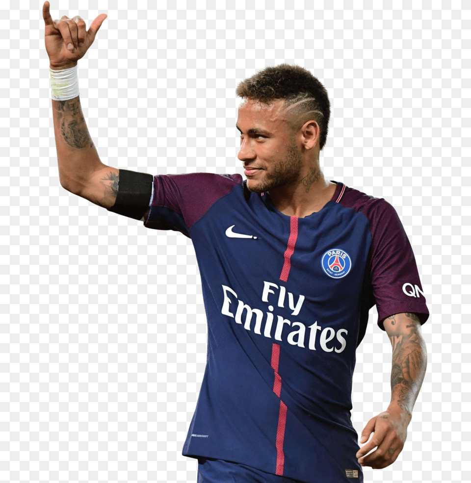 Neymar, Shirt, Clothing, Face, Person Free Transparent Png