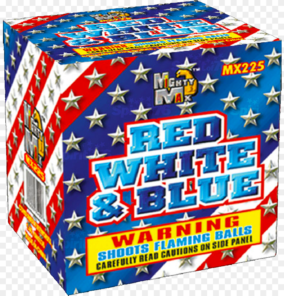 Red White And Blue Fireworks, Flag Free Png Download