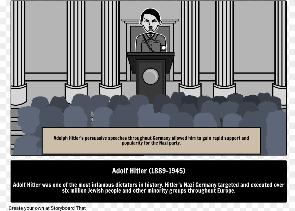 Hitler, Crowd, Person, Audience, People Free Png