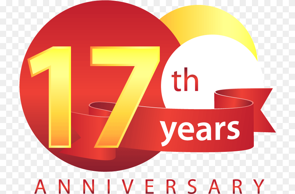 17th 17th Anniversary Clip Art, Logo, Text, Dynamite, Weapon Free Png