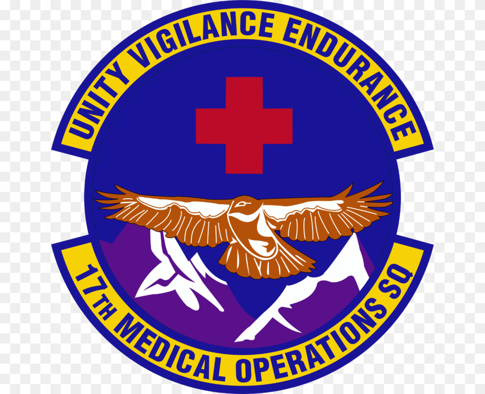 17th Medical Operations Squadron Emblem Fighter Squadron, Logo, Symbol, Animal, Bird Free Transparent Png