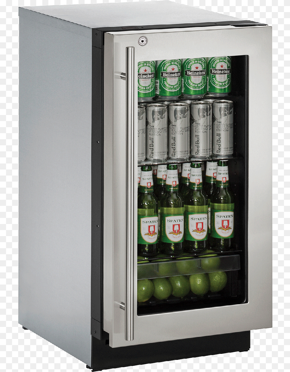18 Glass Door Refrigerator 18 Refrigerator, Alcohol, Beer, Beverage, Appliance Free Transparent Png