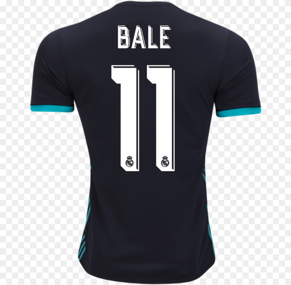 18 Real Madrid Away Football Shirt Gareth Bale Active Shirt, Clothing, T-shirt, Jersey Free Png