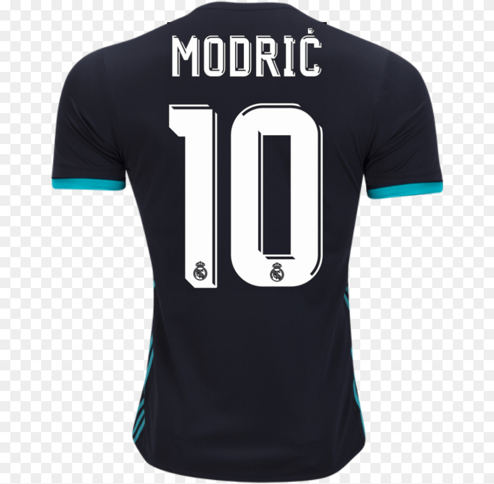 18 Real Madrid Away Football Shirt Luka Modri Sports Jersey, Clothing, T-shirt Free Transparent Png