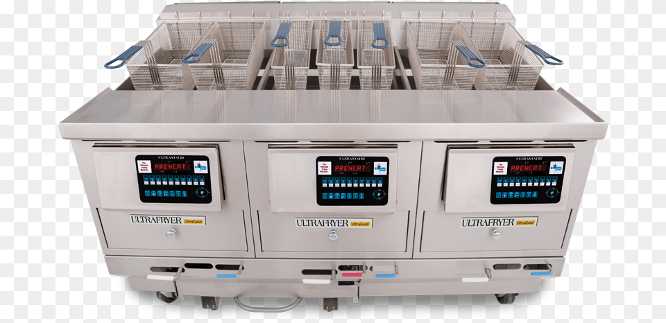 18 Three Vat Gas Fryer With Ultraclear Plus Filtration Electronics, Computer Hardware, Hardware, Electrical Device, Device Png