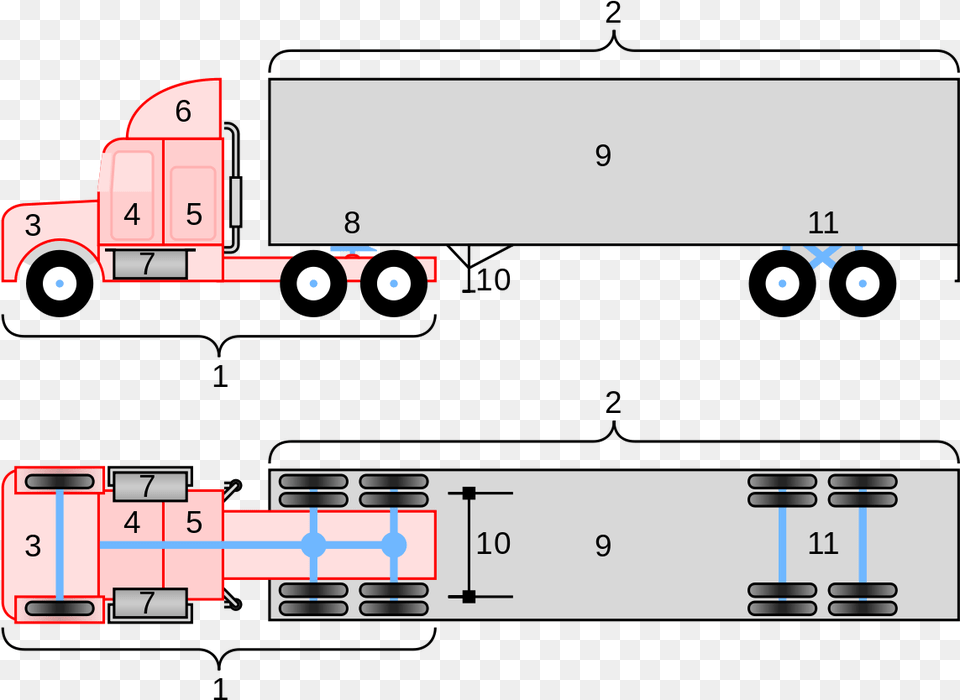 18 Wheeler, Trailer Truck, Transportation, Truck, Vehicle Png