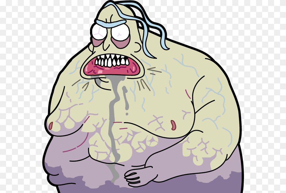 Pickle Rick, Art, Drawing, Animal, Mammal Free Transparent Png