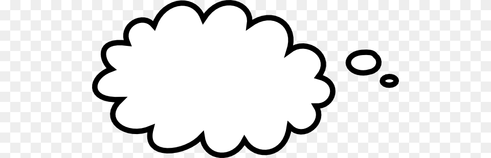 Thought Cloud, Stencil, Daisy, Flower, Plant Free Transparent Png