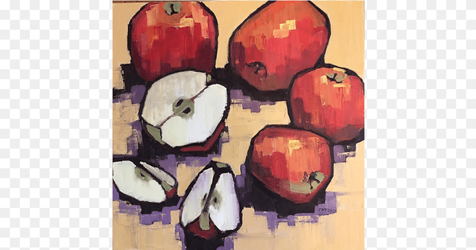 Apple, Art, Food, Fruit, Painting Png