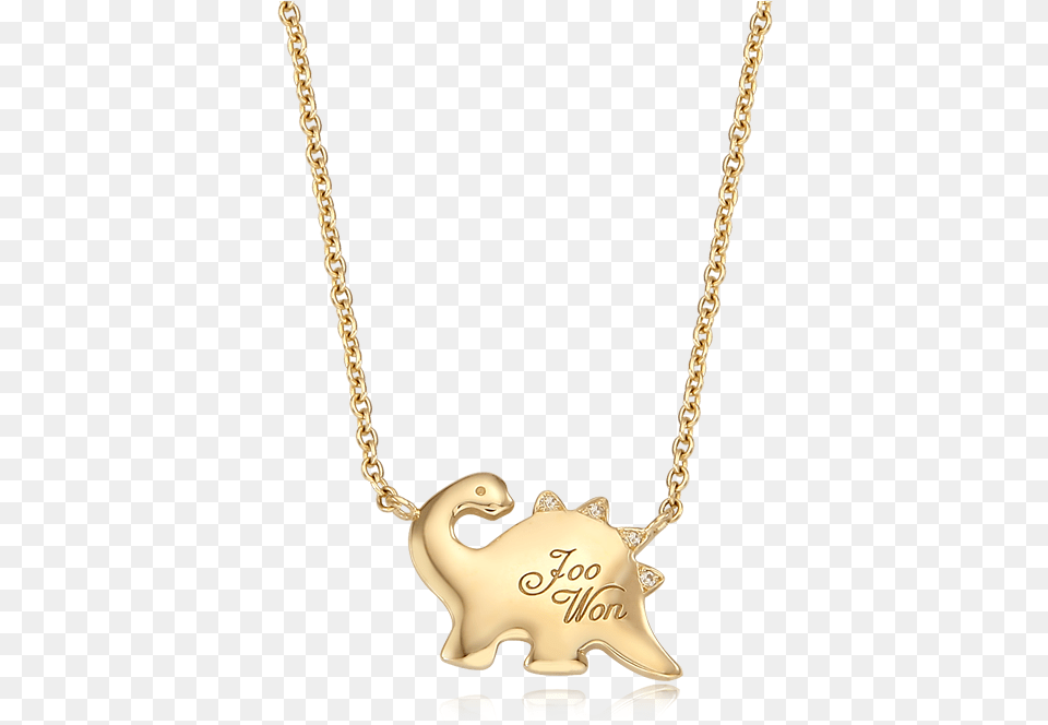 18k Gold Dinosaur Baby Necklace Necklace, Accessories, Jewelry, Pendant Png