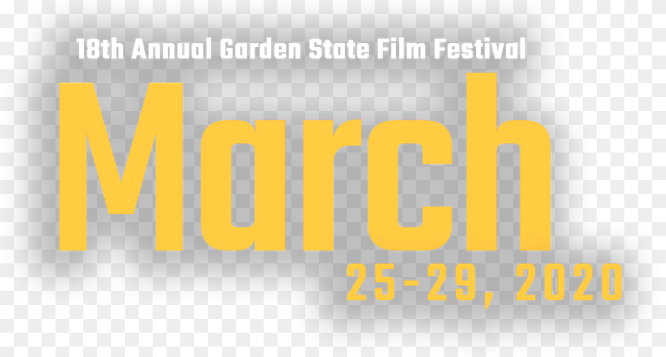 18th Annual Garden State Film Festival Graphics, Scoreboard, Text Png