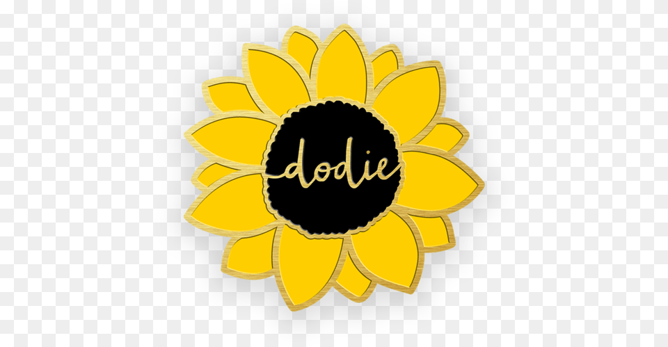 18th January 2019 Enamel Pin Badge Dodie Sunflower, Dahlia, Flower, Plant, Petal Png