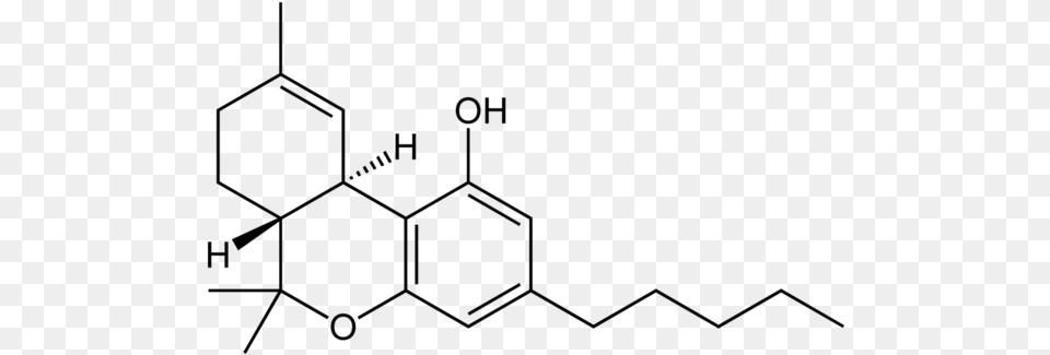 190 Pixels Thc Molecule Vector, Gray Free Png Download