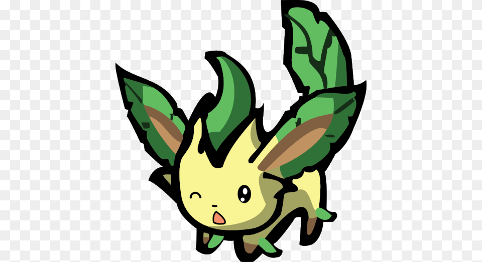 Leafeon, Leaf, Plant, Baby, Person Free Png Download