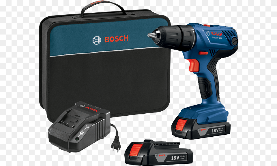 190b22 18 V Compact 12 In Bosch Drill Battery, Device, Power Drill, Tool Png Image