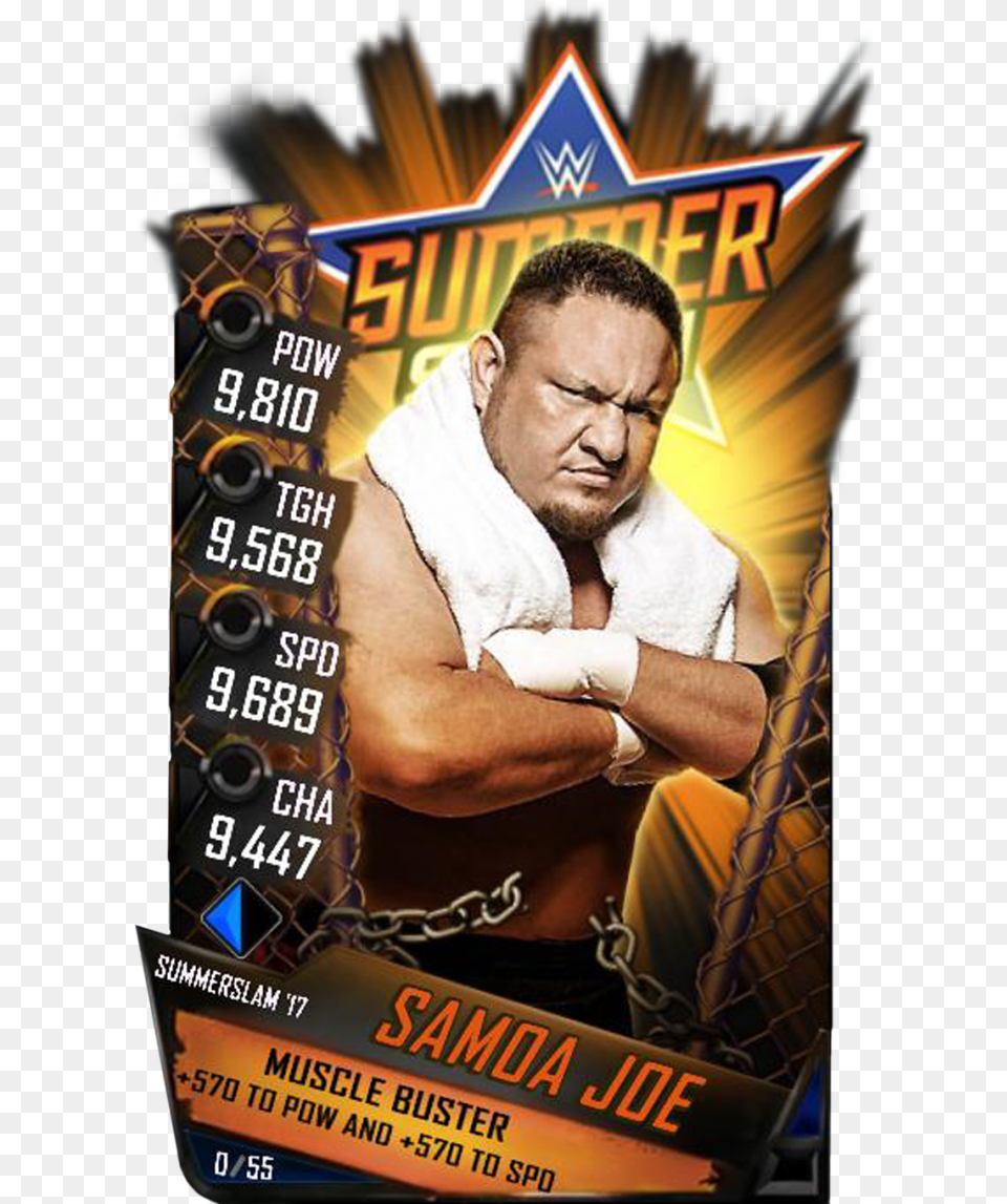 Samoa Joe, Advertisement, Poster, Adult, Male Png