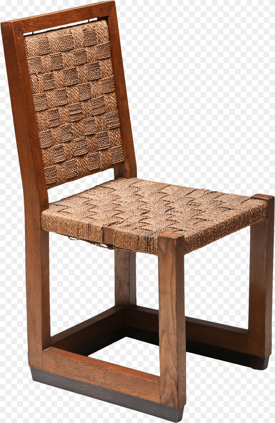 1920s Hague School Chair With Cord Seating Solid Back, Furniture Free Png Download