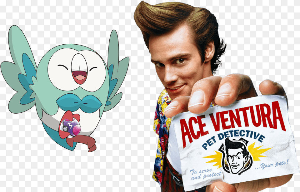 1920x1080 Rowlet Ace Ventura, Adult, Person, Hand, Finger Free Png Download