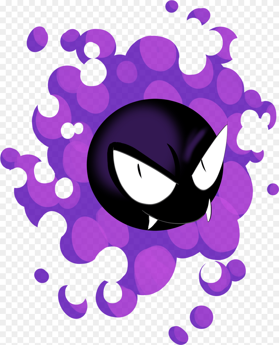 Gastly, Art, Graphics, Purple, Baby Free Transparent Png