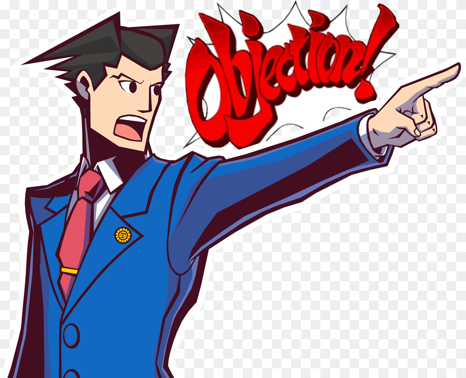 1938x1563 Objection Ace Attorney Speech Bubbles, Graduation, People, Person, Baby Free Png