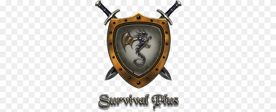 Ark Logo, Armor, Shield, Blade, Dagger Free Png