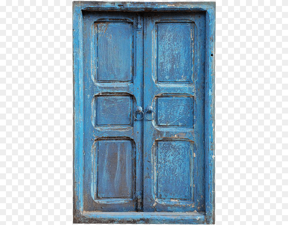 1960s Vintage Moroccan Turquoise Old Window Frame Home Door, Closet, Cupboard, Furniture, Mailbox Free Png Download