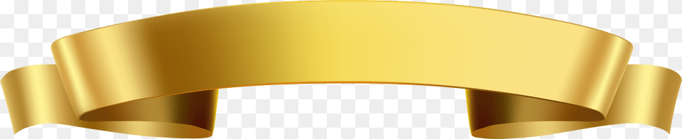 Gold Banner Ribbon, Cuff, Text Free Png