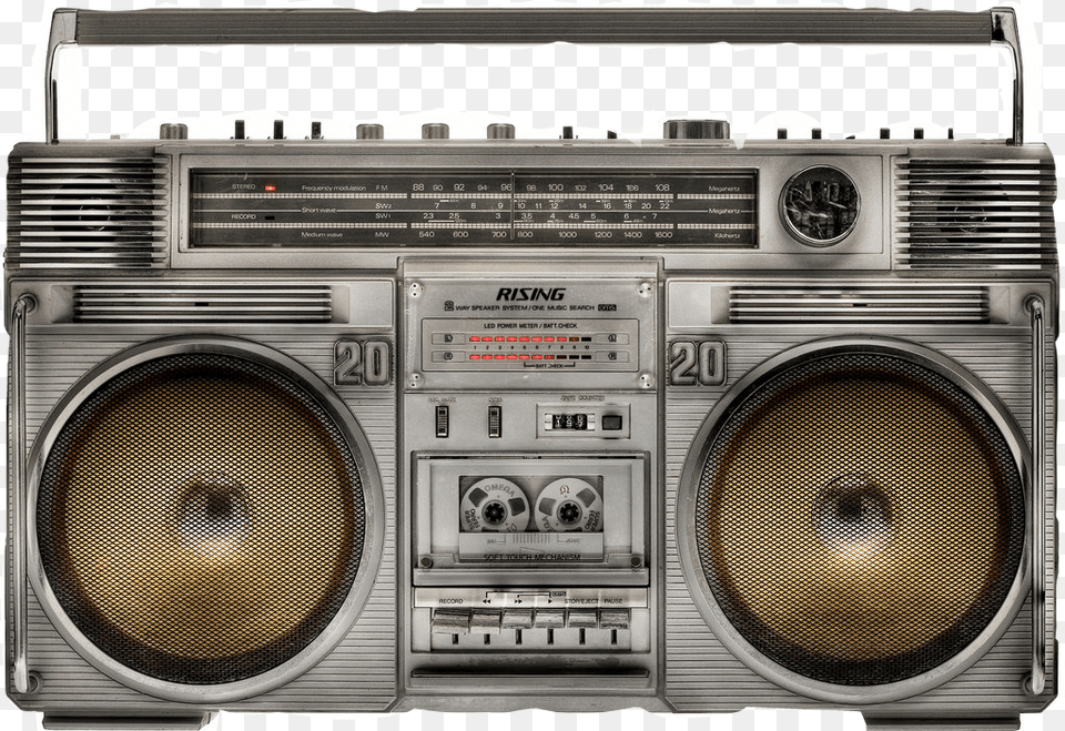 1980s Boombox, Electronics, Radio, Appliance, Device Free Png Download