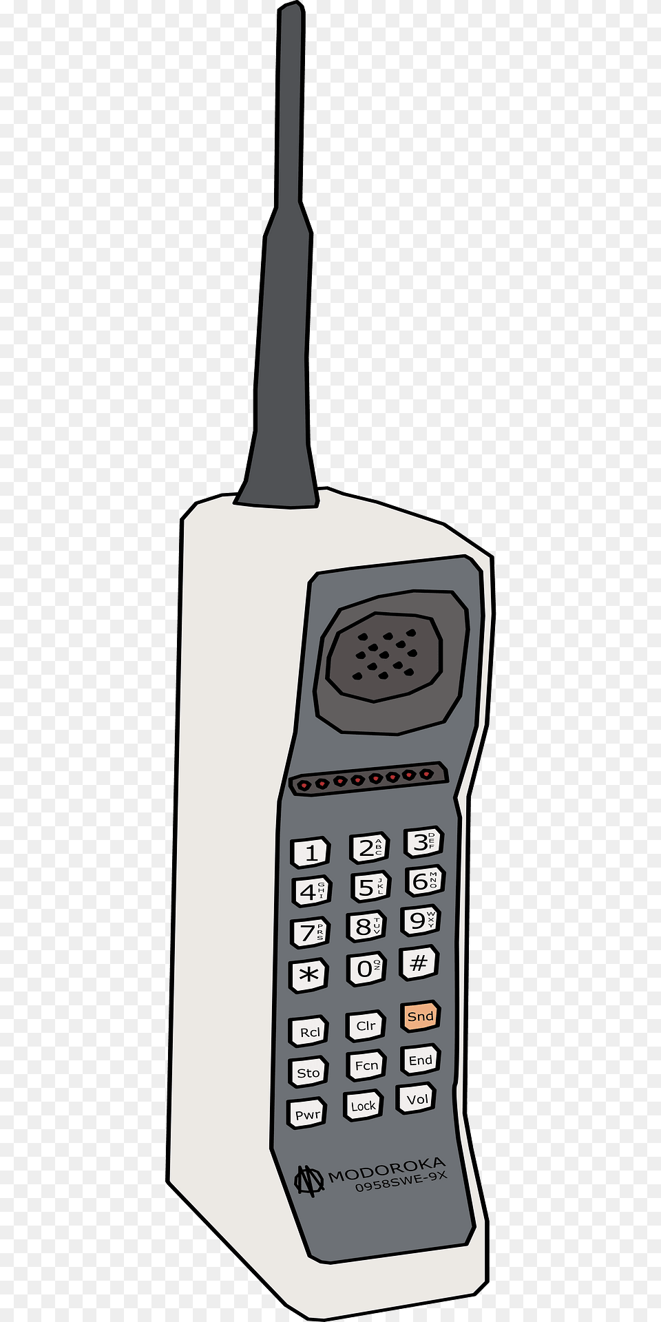 1980s Cellphone Clipart, Electronics, Phone, Mobile Phone Png