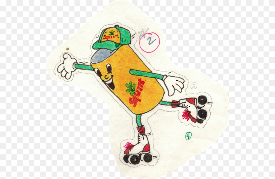 1980s Squirt Ad Can Man Stickers, Baby, Person, Applique, Pattern Free Png Download