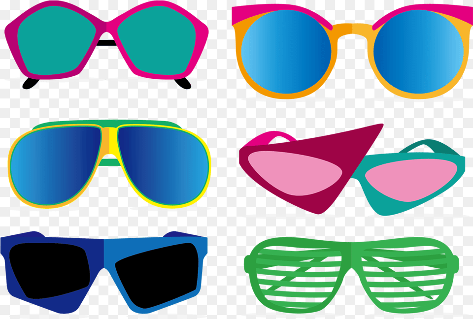 1980s Vector Sunglasses Hd Image Clipart Sunglass Vector, Accessories, Glasses, Face, Head Free Transparent Png