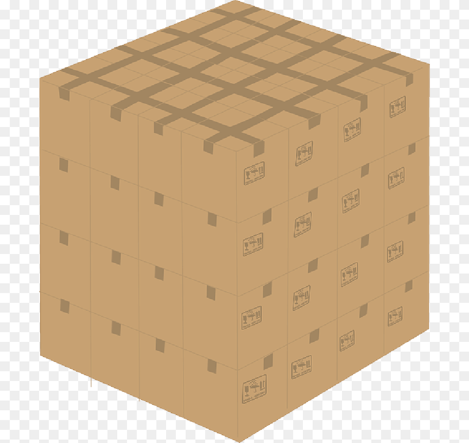 Cardboard Box, Brick, Carton, Package, Package Delivery Png Image