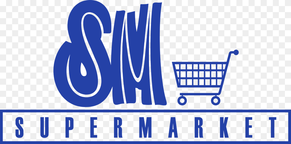 1997 Sm Supermarket Logo, Text, Shopping Cart Free Png