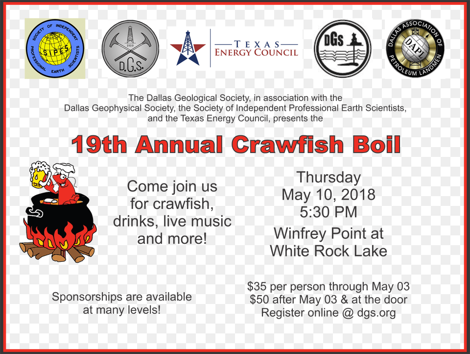 19th Annual Crawfish Boil Emblem, Advertisement, Poster, Text, Baby Png