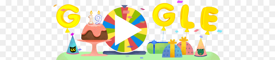 19th Birthday Google Doodles Birthday Surprise Spinner, Person, People, Birthday Cake, Cake Png