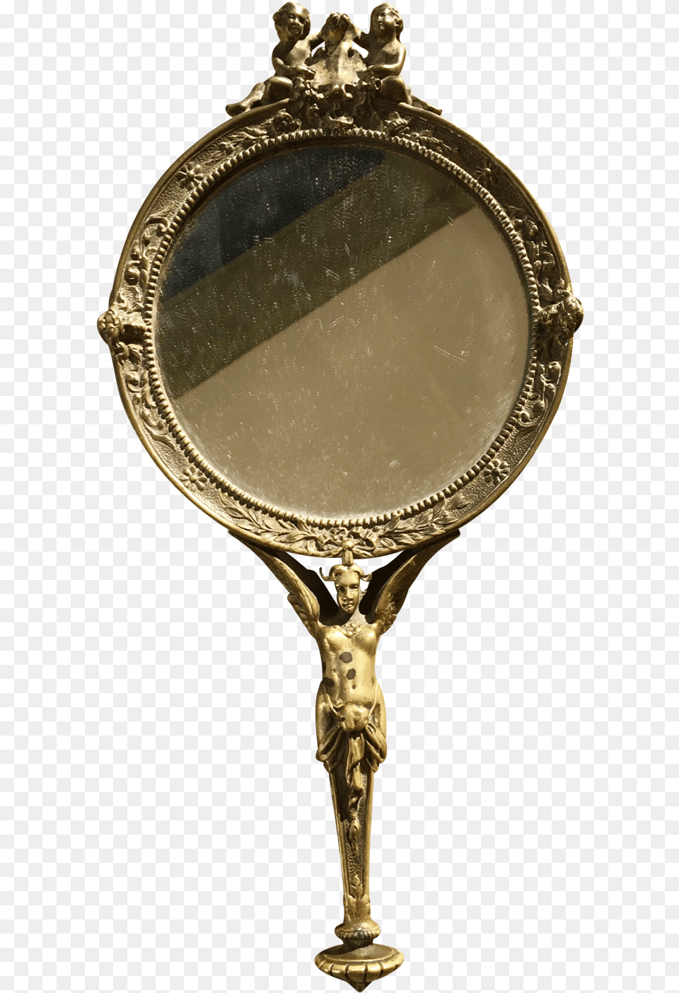 19th Cen Hand Mirror, Person, Head, Face Free Png Download