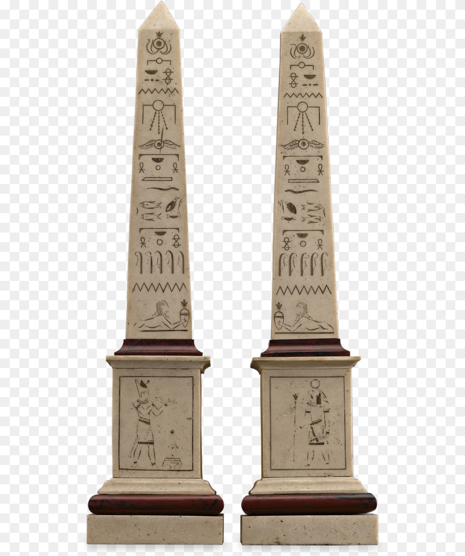 19th Century Egyptian Revival Obelisk Models Egyptian Obelisk, Architecture, Building, Monument, Pillar Free Png