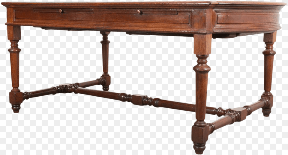 19th Century French Oak Sewing Table Industrial Style Coffee Table, Coffee Table, Desk, Furniture, Sideboard Free Transparent Png