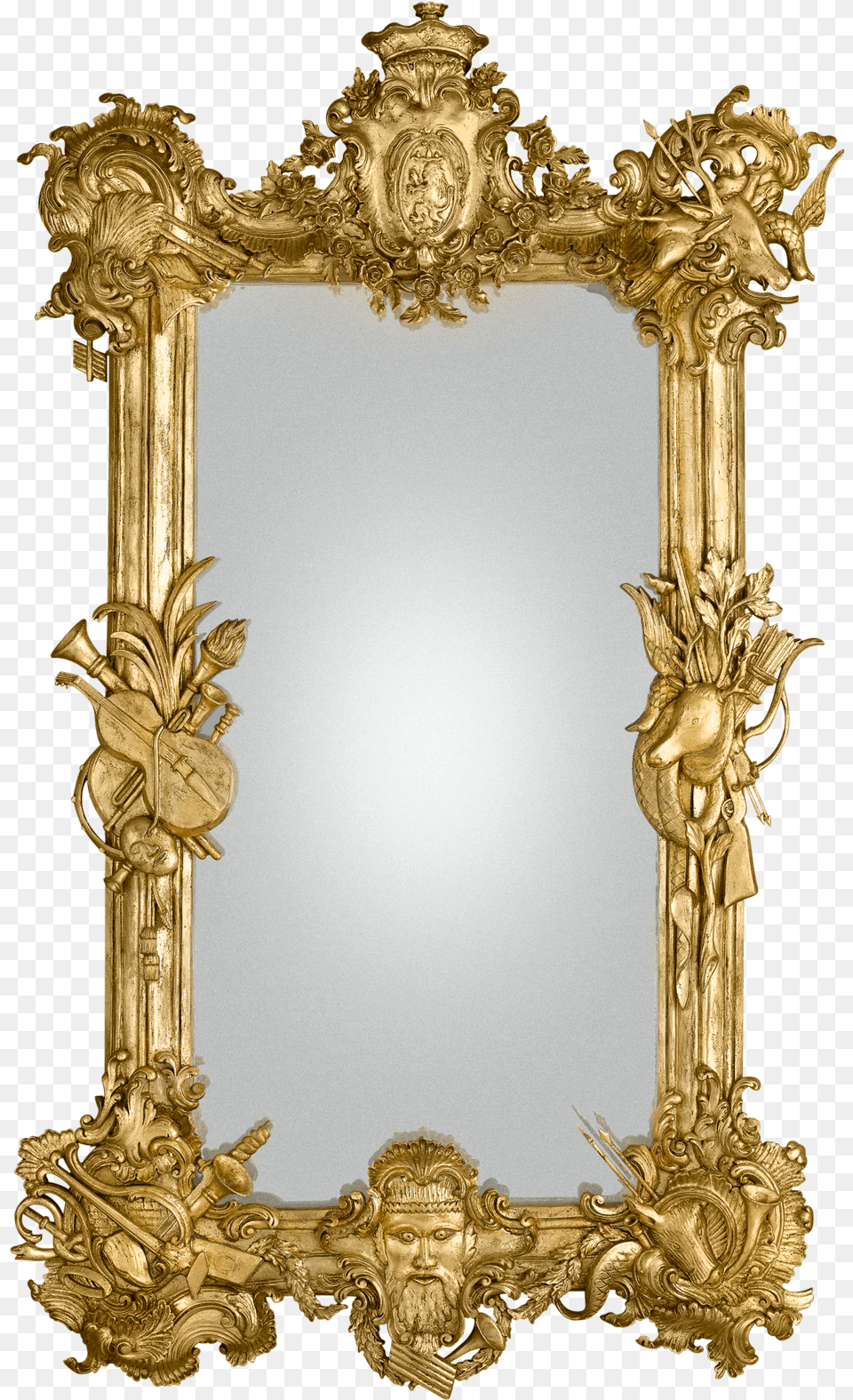 19th Century Gilded Mirror Antique, Photography, Face, Head, Person Free Transparent Png