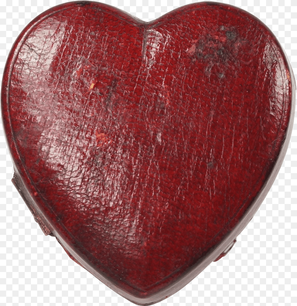 19th Century Novelty Travelling Inkwell Scarce Red Heart, Plate, Symbol, Cushion, Home Decor Free Png