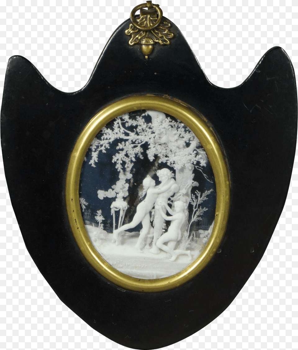19th Century Regency Empty Portrait Miniature Frame Badge, Art, Pottery, Porcelain, Painting Free Transparent Png