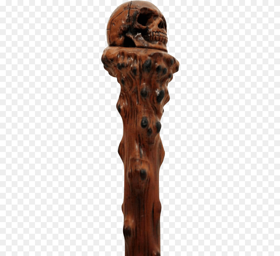 19th Century Skull Walking Stick Skull Walking Stick Carving, Cane, Animal, Giraffe, Mammal Free Transparent Png