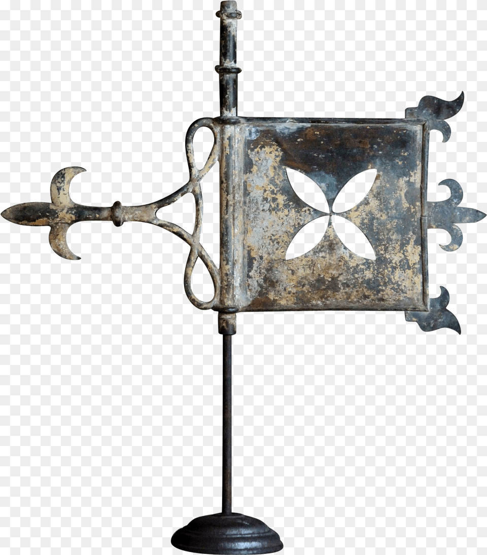 19th Century Weathervane, Bronze, Cross, Symbol Free Transparent Png