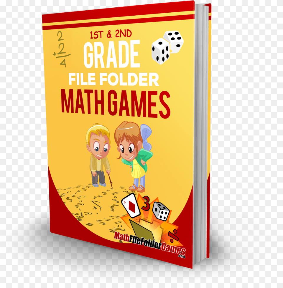 1st Amp 2nd Grade File Folder Math Games Cartoon, Book, Publication, Person, Baby Png Image