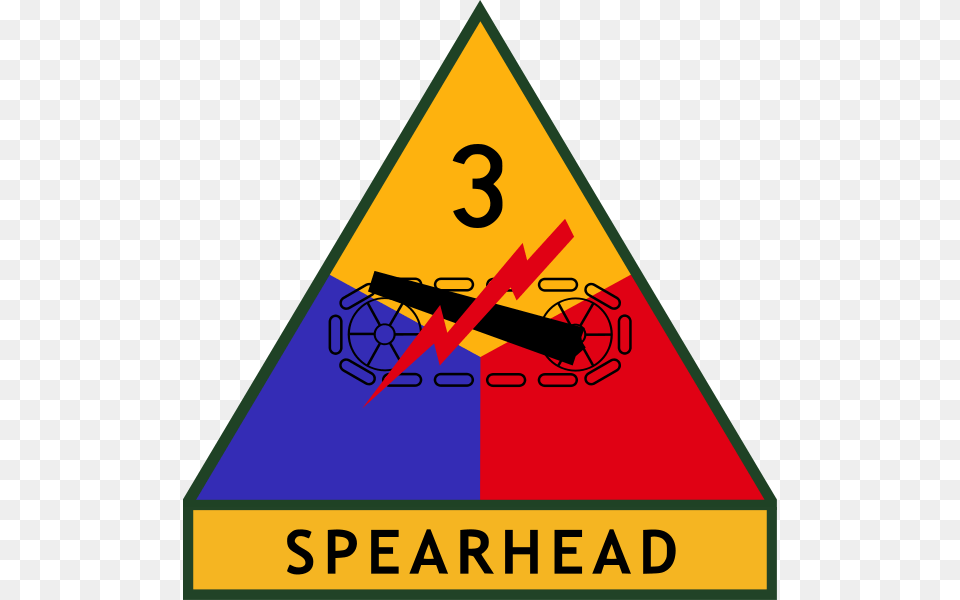 1st Armored Division, Triangle, Sign, Symbol Free Png