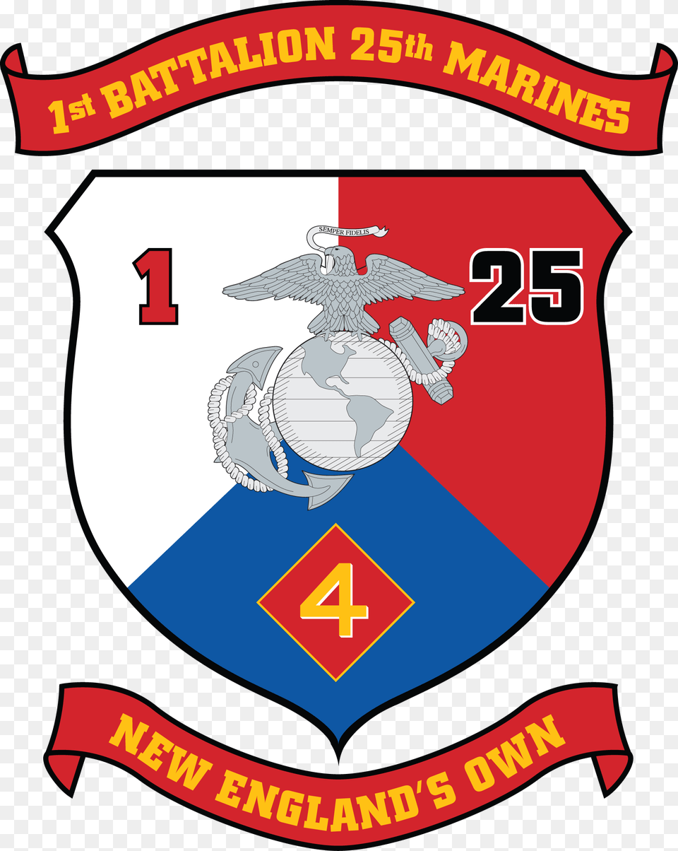 1st Battalion 25th Marine Regiment Of United States 1st Battalion 8th Marines, Logo, Animal, Bird, Armor Png