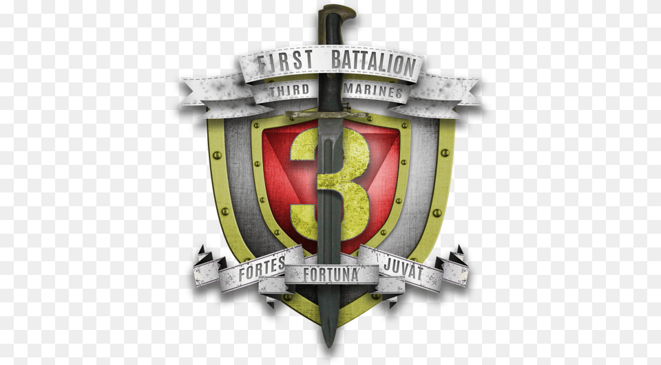 1st Battalion 3d Marines Logo 1st Battalion 3rd Marines, Armor, Shield Free Png