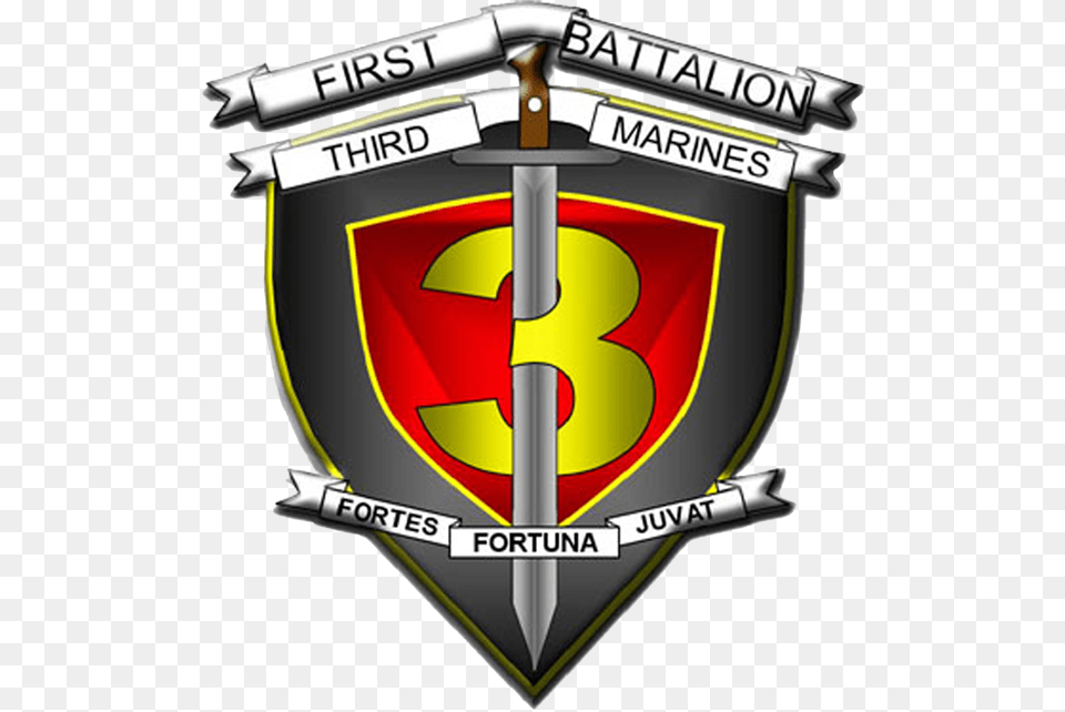 1st Battalion 3rd Marines Usmc 13 Round Ornament, Armor, Logo, Symbol, Shield Free Png